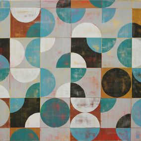 Peinture, Traffic Grey Square, Ronald Hunter