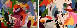 Peinture, 2107 and 2105, Diptych, Alejandra Quintanilla