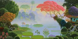 Peinture, Le transport de noix de coco, Edivaldo Barbosa