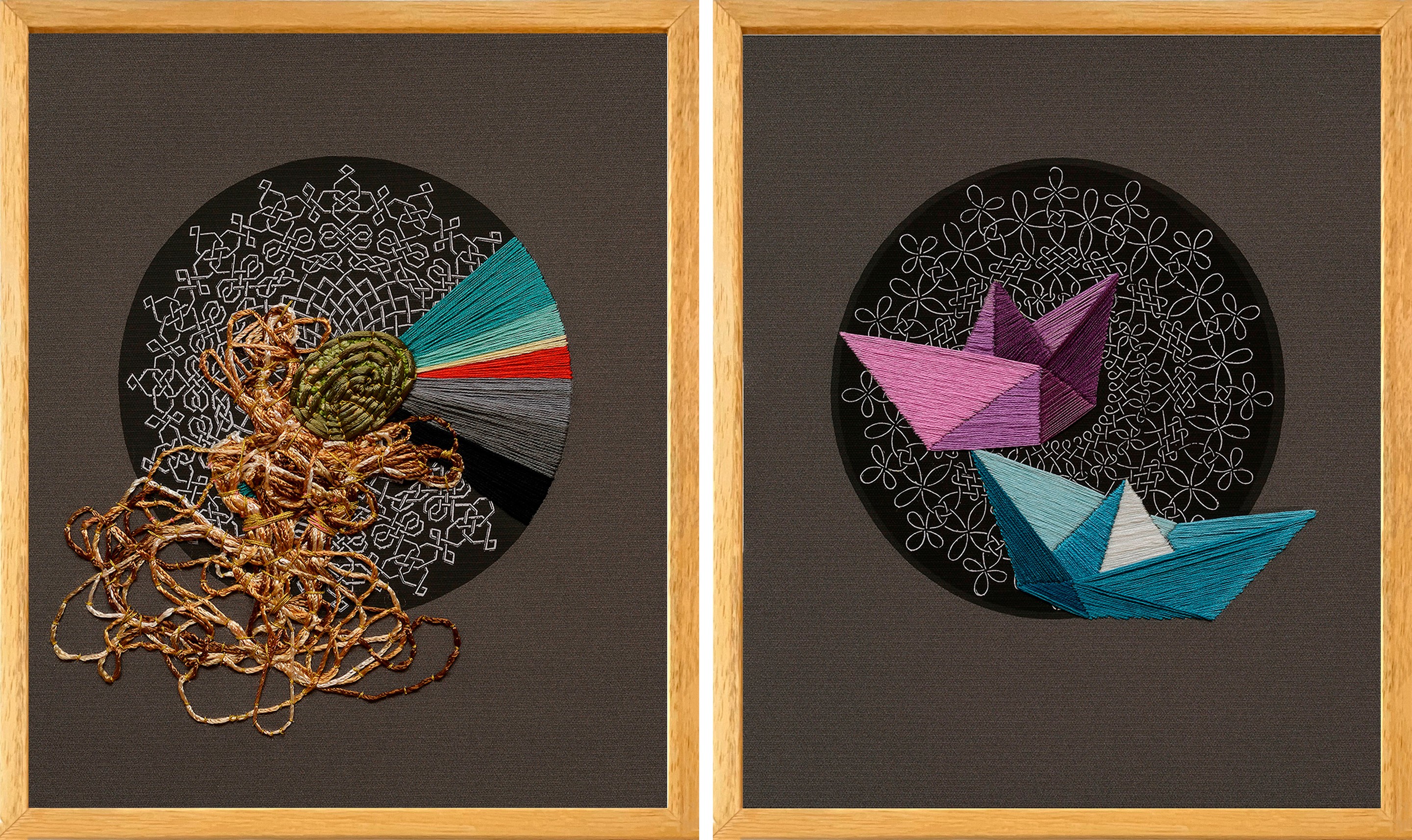 Ana Seggiaro, Umbilical and Naufragos inminentes, Diptych Ana Seggiaro, Umbilical and Naufragos inminentes, Diptych