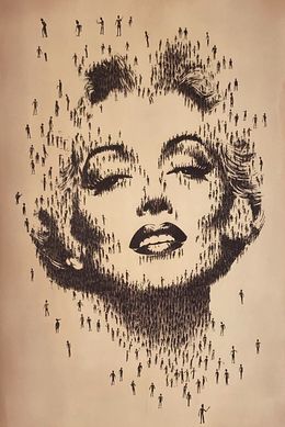 Print, Marylin Monroe, Santicri