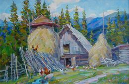 Painting, After rain. Carpathians, Dmitry Artim