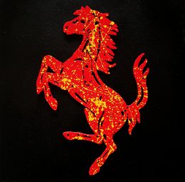 Gemälde, Ferrari red Colors, Spaco