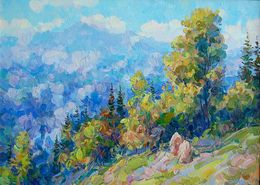 Painting, Carpathians, Dmitry Artim