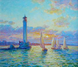 Gemälde, Odessa. Vorontsovsky lighthouse, Dmitry Artim