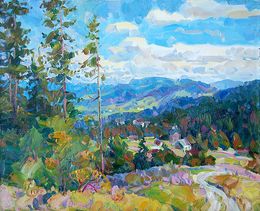 Painting, In the Carpathians, Dmitry Artim