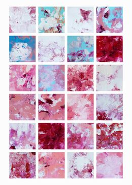 Painting, Monotype Fleurs de Cerisier, Aurélie Trabaud