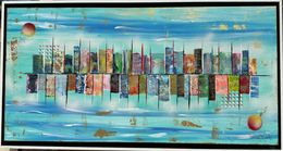 Peinture, City, Gilbert Morales
