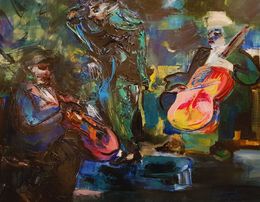 Peinture, Symphonie de Jade, Christie Nguyen