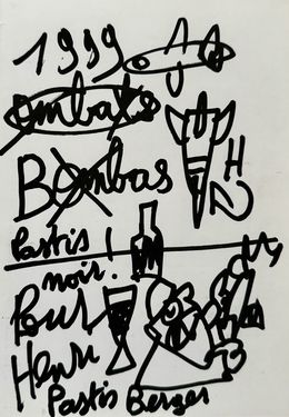 Zeichnungen, Pastis Noir, Robert Combas