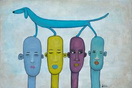 Peinture, What connects us, Ventzislav Dikov