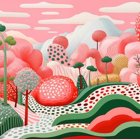 Drucke, Paysage organique #3, Diane Grant