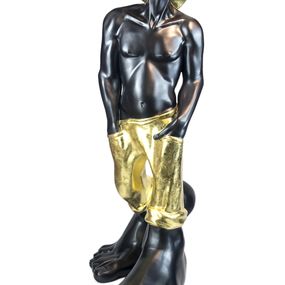Sculpture, Le Siffleur - 220 Black and Gold Edition, Idan Zareski