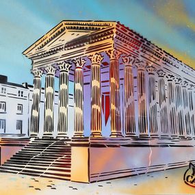 Peinture, Maison Carrée, Nîmes, YoCat