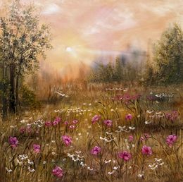 Painting, Golden Breath of Nature, Tanja Frost