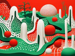 Print, Paysage organique #2, Diane Grant