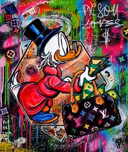 Painting, Picsou Loves LV, Priscilla Vettese