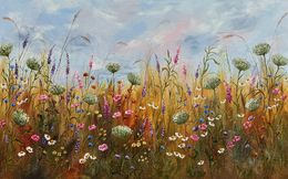 Gemälde, Whispers of a dream in bloom, Tanja Frost