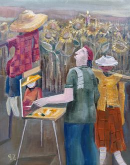 Peinture, The Scarecrow Painter, Gegham Hunanyan