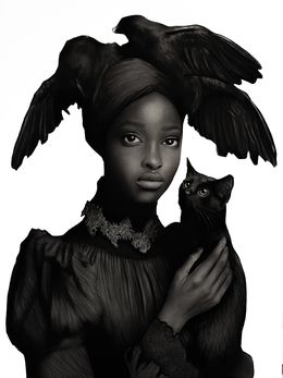 Gemälde, Gato Preto, Ritchelly Oliveira