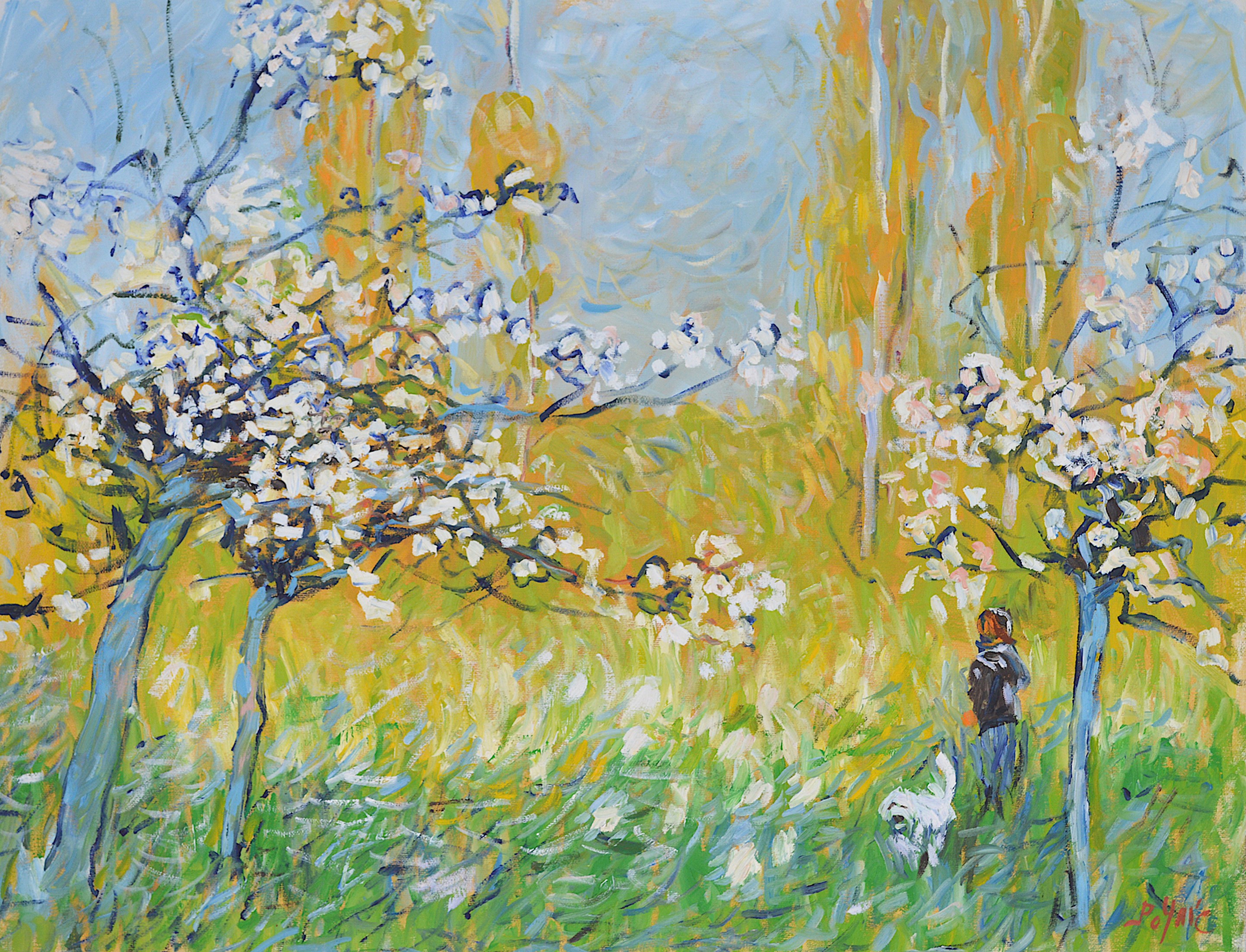 Patrick Marie, Les pommiers en fleurs Patrick Marie, Les pommiers en fleurs