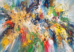 Gemälde, Daydream In Gold S 1, Peter Nottrott