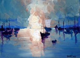 Gemälde, Sea, Evening, Rakhmet Redzhepov (Ramzi)