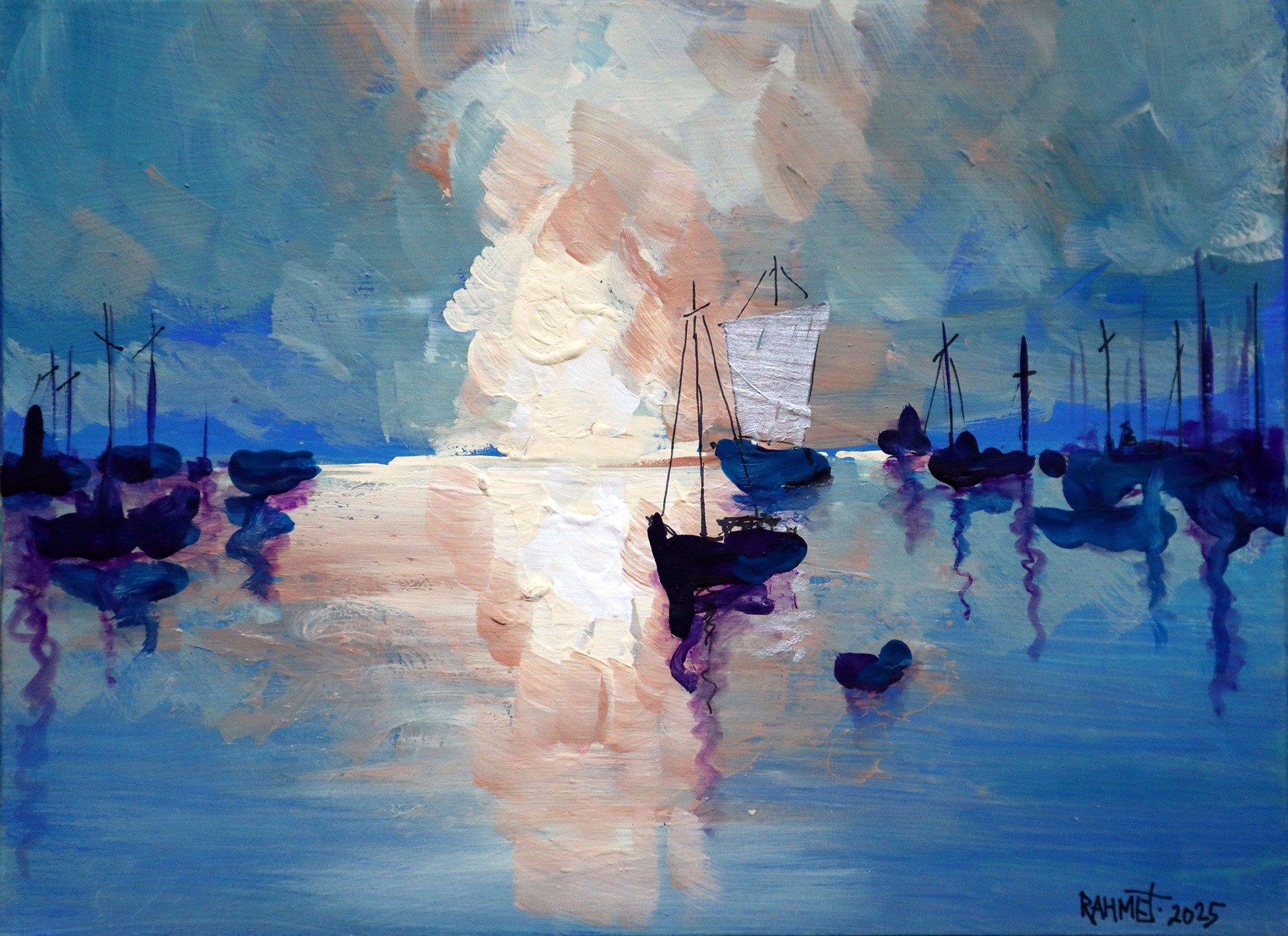 Rakhmet Redzhepov (Ramzi), Sea, Evening Rakhmet Redzhepov (Ramzi), Sea, Evening