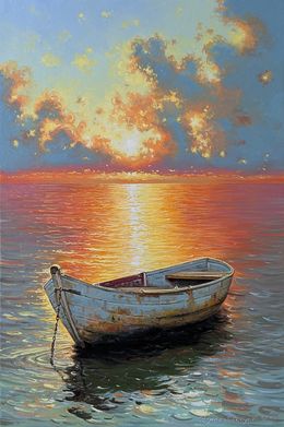 Gemälde, Adrift in Gold, Stepan Ohanyan
