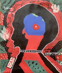 Gemälde, Torn (Tired), Olumide Ajayi