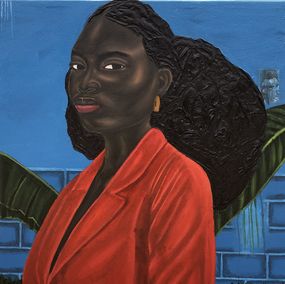 Gemälde, Resilient Stare, Samson Olatubosun