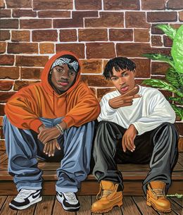 Peinture, Other Day With My Brother, Samson Adetunji