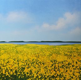Gemälde, The Silence of Blooming Fields, Vera Hoi