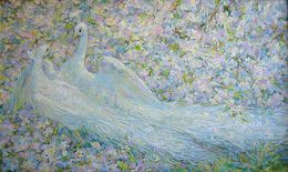 Gemälde, Spring love, Olga Artim