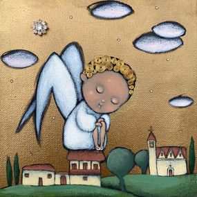 Gemälde, Guardian Angel, Alexandra Papafotiou