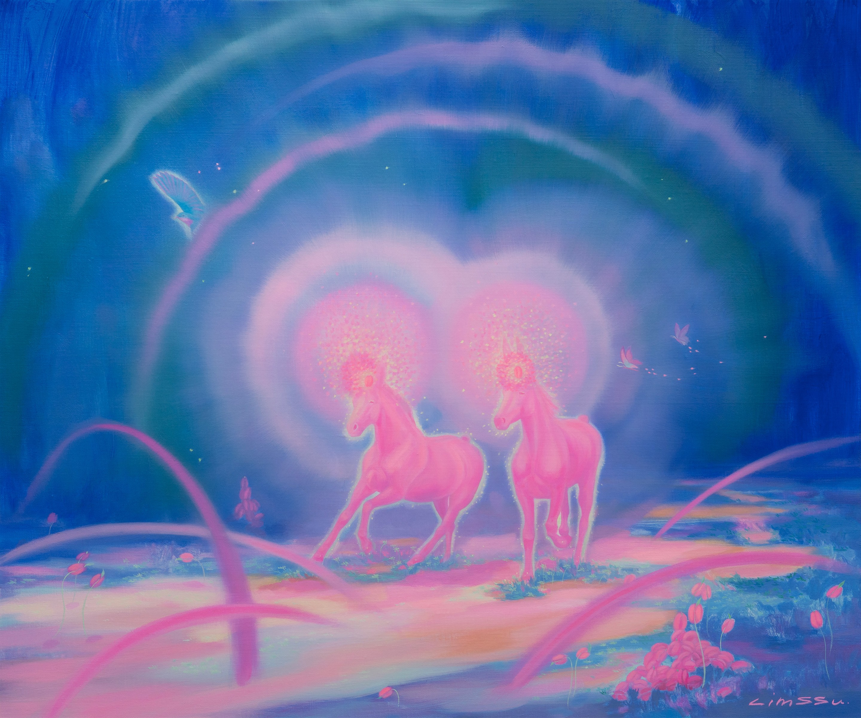 Su Bin Lim, Running Along the Pink Beam Su Bin Lim, Running Along the Pink Beam