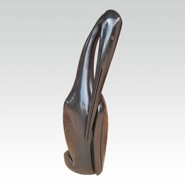 Sculpture, African pelican - Pélican africain, Zachariah Njobo