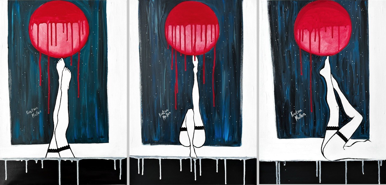 Kristina Mallen, Triptych: Under The Full Moon Kristina Mallen, Triptych: Under The Full Moon