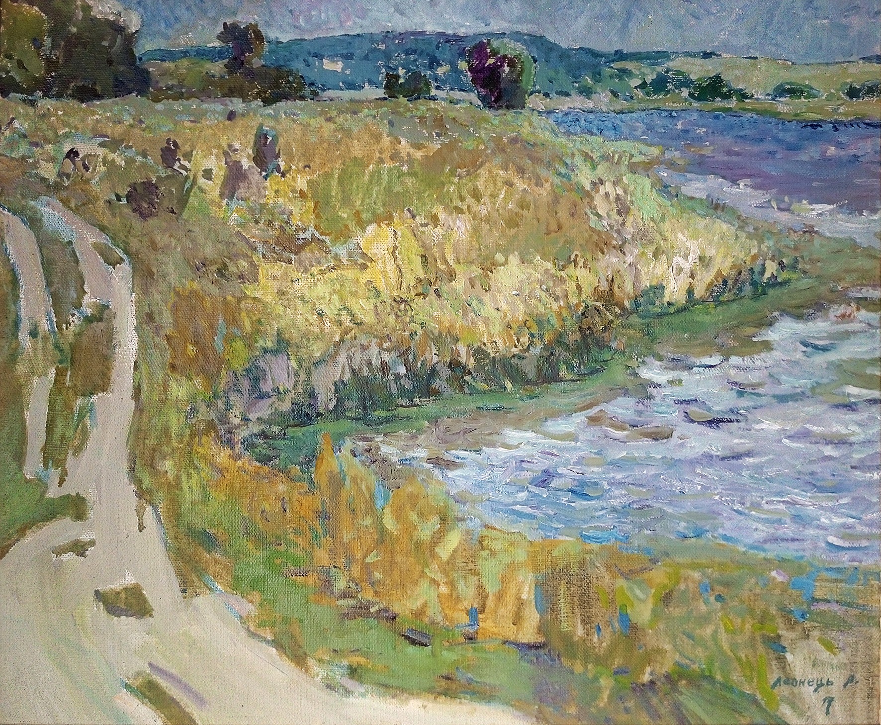Yaroslav Leonets, Road near the river Yaroslav Leonets, Road near the river