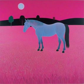 Print, Blue horse, Ilan Burkov