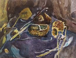Peinture, Still life with sunflowers, Yaroslav Leonets