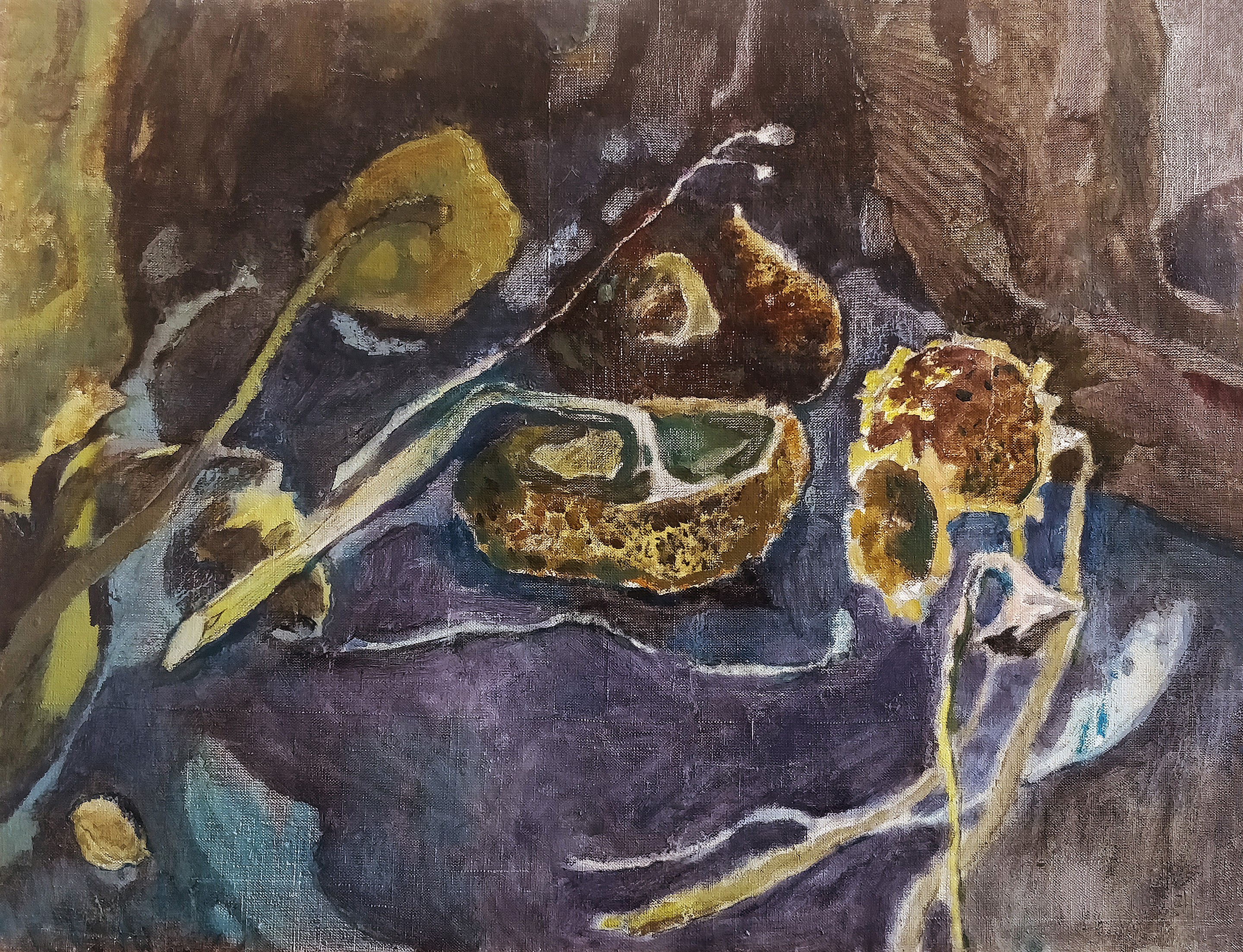Yaroslav Leonets, Still life with sunflowers Yaroslav Leonets, Still life with sunflowers
