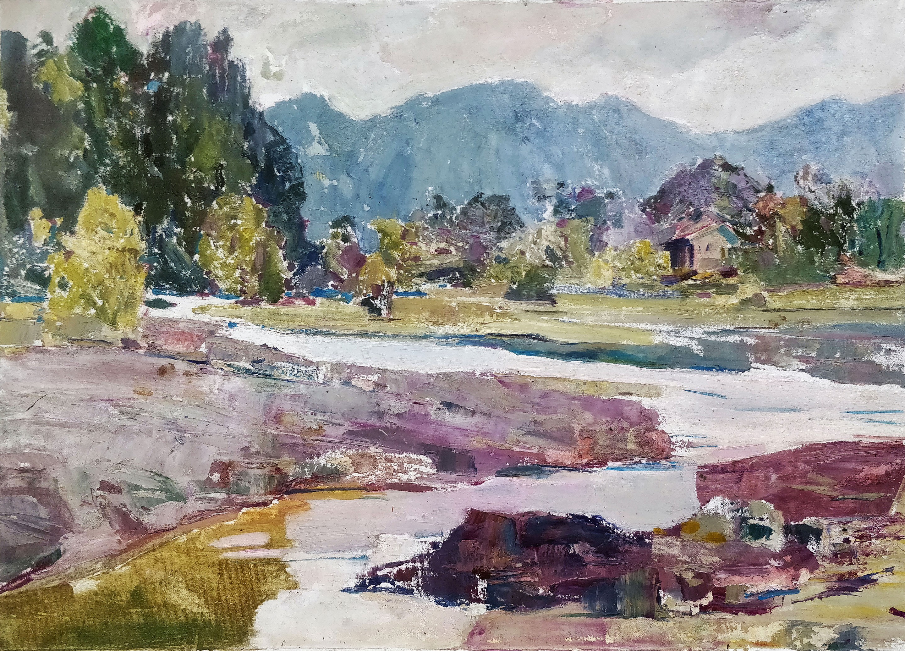 Yaroslav Leonets, Carpathian landscape Yaroslav Leonets, Carpathian landscape