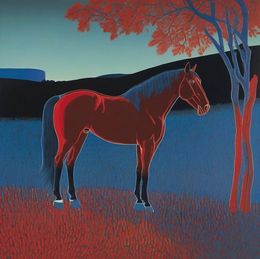 Print, Red horse, Ilan Burkov