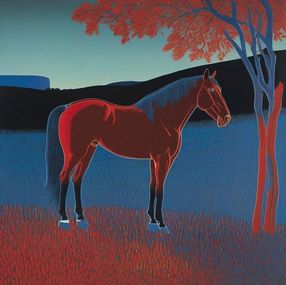 Print, Red horse, Ilan Burkov