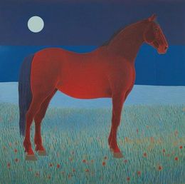 Print, Red horse, Ilan Burkov