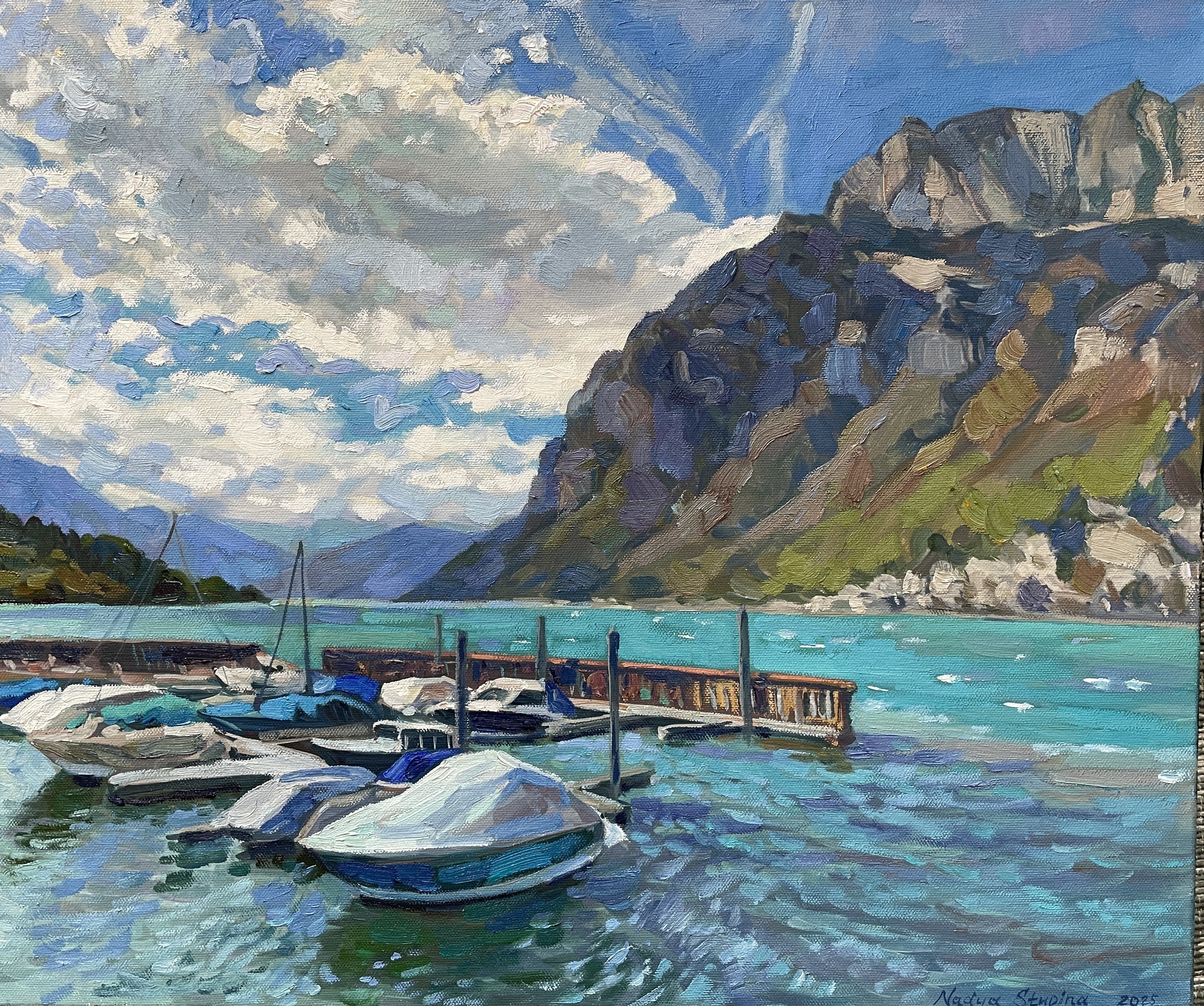 Nadezda Stupina, Turquoise of the Walensee lake Nadezda Stupina, Turquoise of the Walensee lake
