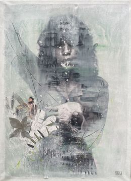 Gemälde, Femme Iranienne : Vie & Liberté 3, Chrystele Ferron (Nasca)