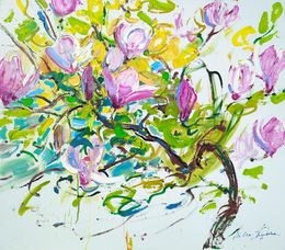 Peinture, Magnolia on white, Helen Shukina