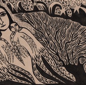 Fine Art Drawings, Lever les yeux, Maï
